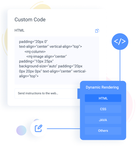 custom html code