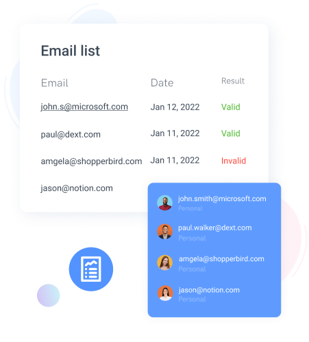 explore the simple email listing