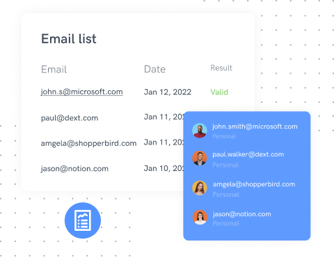 organize your contact lists